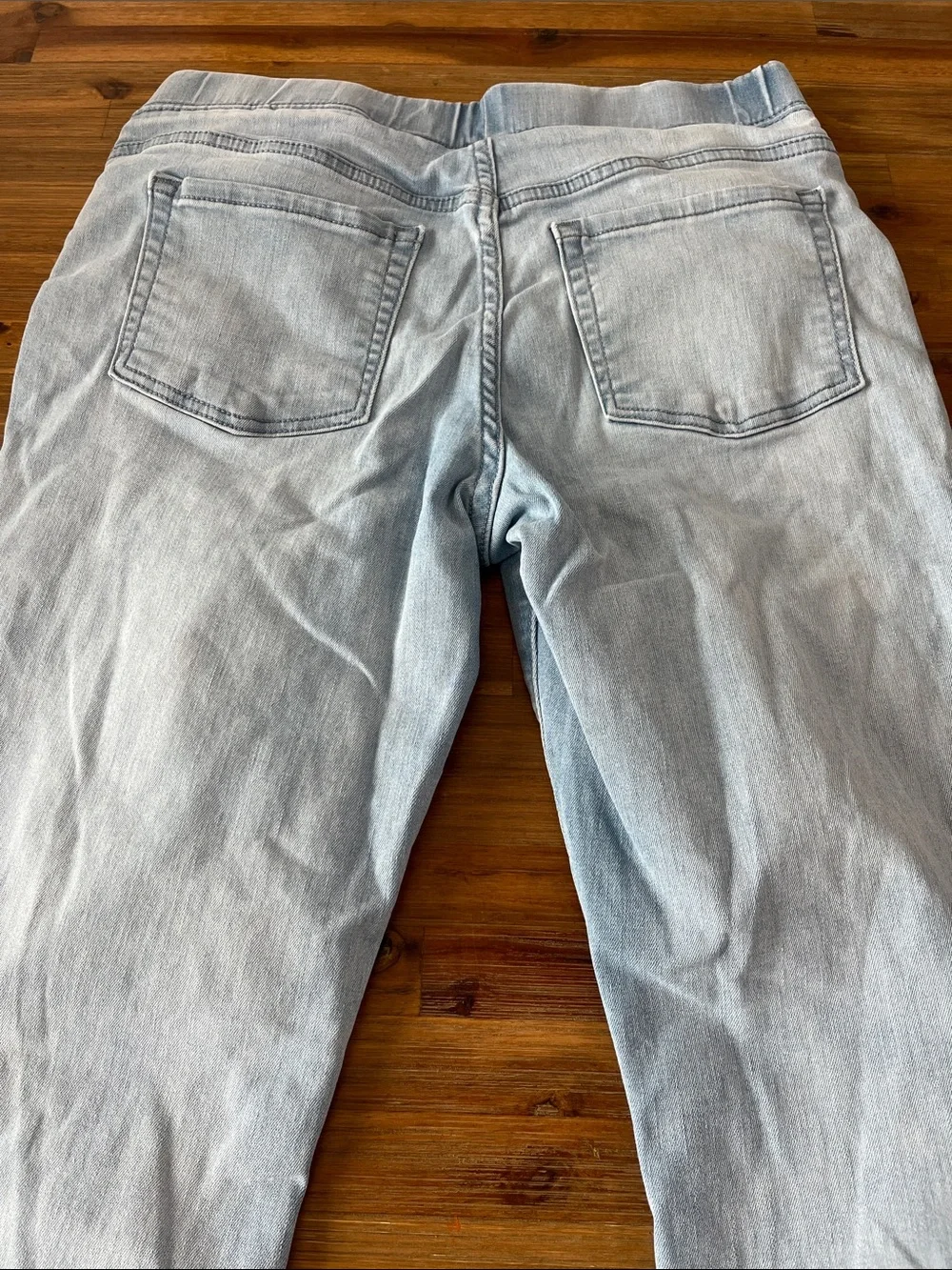Cat & Jack 2pc Light Blue and Black Flare Jeans 16